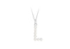 Sterling Silver Freshwater Pearls Initials Pendant