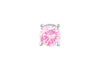 Sterling Silver Pink Round Zirconia Silder Pendant