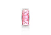 Sterling Silver Pink Zirconia  Barrel Slider Pendant
