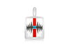 Sterling Silver Trible Retangle Pendant