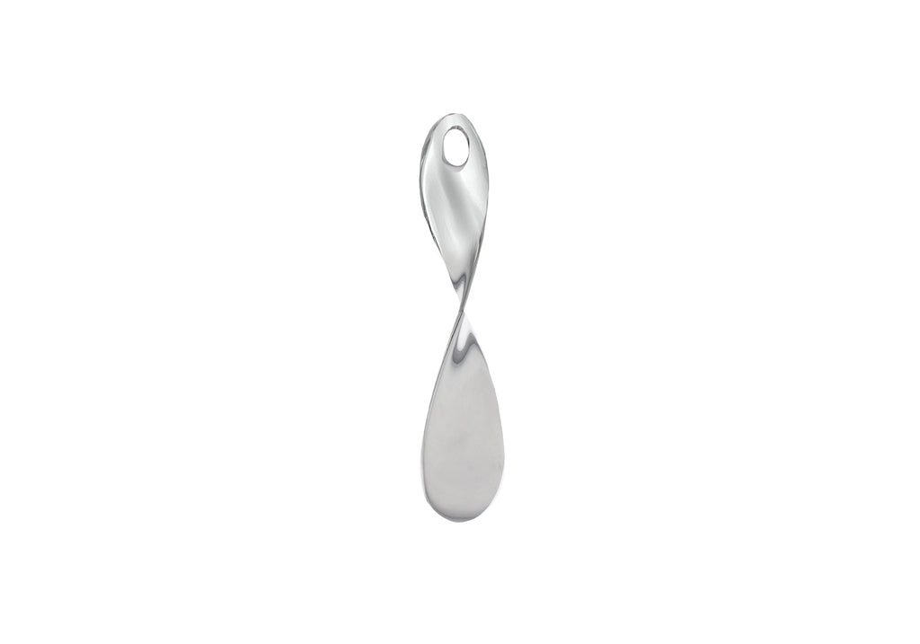 Sterling Silver 11.2mm x 51mm Half Twist Pendant