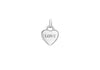 Sterling Silver 'LOVE' Heart Pendant