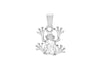 cSILVER FROG PENDANT