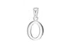 Sterling Silver 11mm x 20.8mm 'O' Initial Pendant