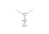 Sterling Silver Plain 'Z' Lobster-lasp Initial Charm9