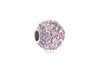 SILVER PINK Zirconia  FIREBALL PENDAN9
