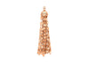 Sterling Silver Rhodium Plated Tassle Pendant