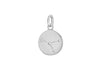 Sterling Silver Zirconia  12mm x 18.5mm aner Constellation  Disc Pendant