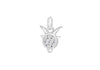 Sterling Silver Zirconia  10mm x 14.5mm apriorn Horoscop Pendant