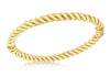 cSILVER GP ROPE TWIST BANGLE