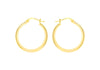 Sterling Silver Yellow Gold Plated Creole Earrings