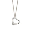 Sterling Silver Floating Heart Pendant