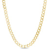 9ct Yellow Gold 150 Diamond Cut Flat Curb Chain