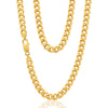9ct Yellow Gold 140 Round Curb Chain