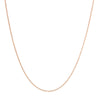Rose Gold Plated Sterling Silver 40 Trace Chain