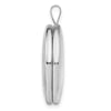 Sterling Silver Rhodium Plated Round 'Tree of Life' Locket Pendant