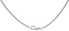 18ct White Gold 1mm Spiga Chain