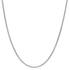 18ct White Gold 1mm Spiga Chain