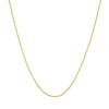 18ct Yellow Gold Spiga Adjustable Slim Slider Chain