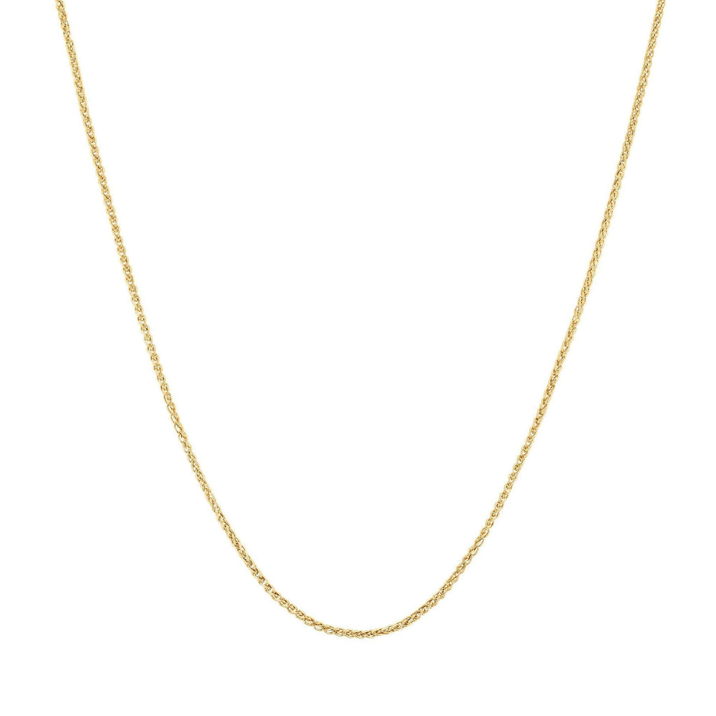 18ct Yellow Gold Spiga Adjustable Slim Slider Chain