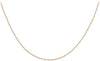 9ct Rose Gold 2.3mm Twist Curb Chain